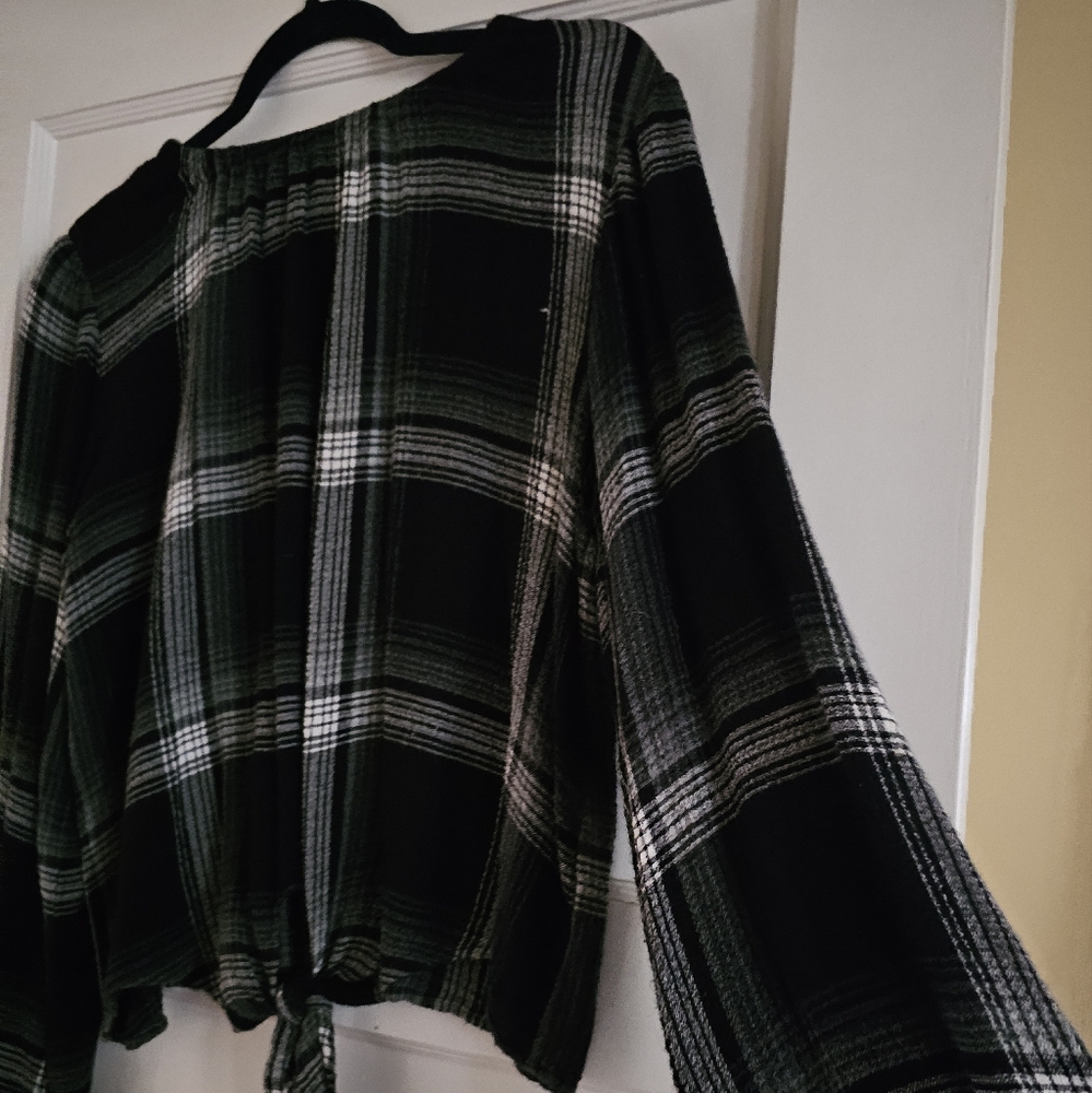 Plaid Blouse